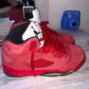 jordan 5 red suedes